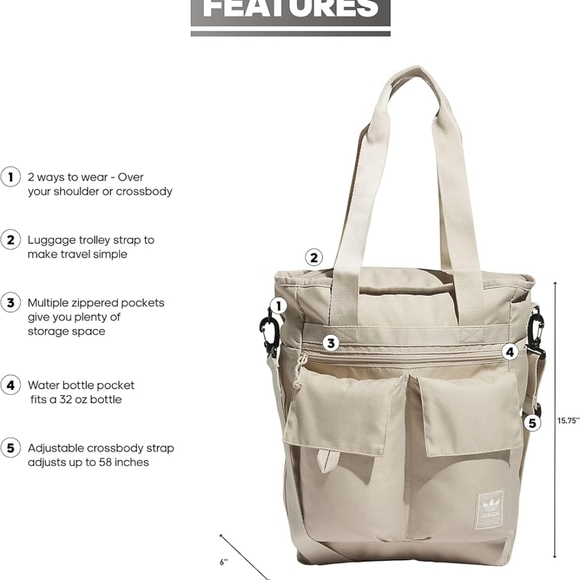 Adidas Originals Utility Tote 2.0 - Picture 2 of 5